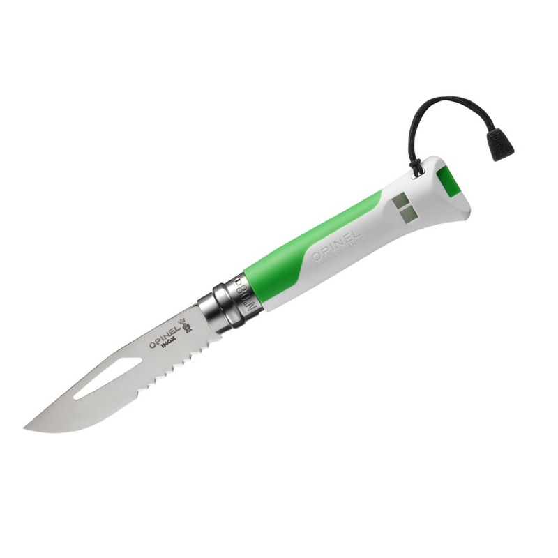 Opinel OUTDOOR N°08 INOX FLUO VERT