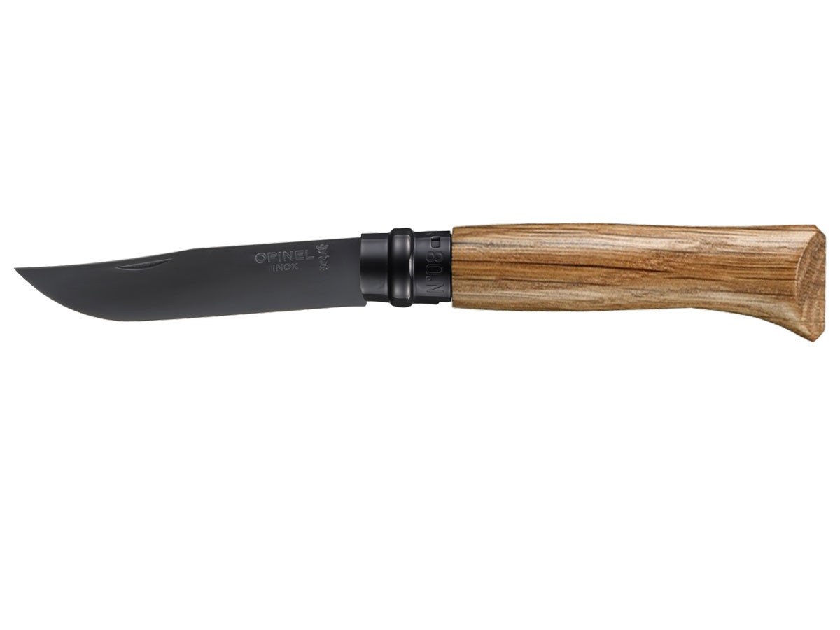 Opinel C/VIROBLOCK N.8 INOX BLACK EDITION CHENE