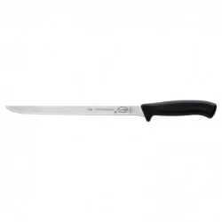 SET COLTELLO DA PROSCIUTTO 25 cm + ACCIAINO AFFILATORE IN ACCIAIO INOX 20 cm