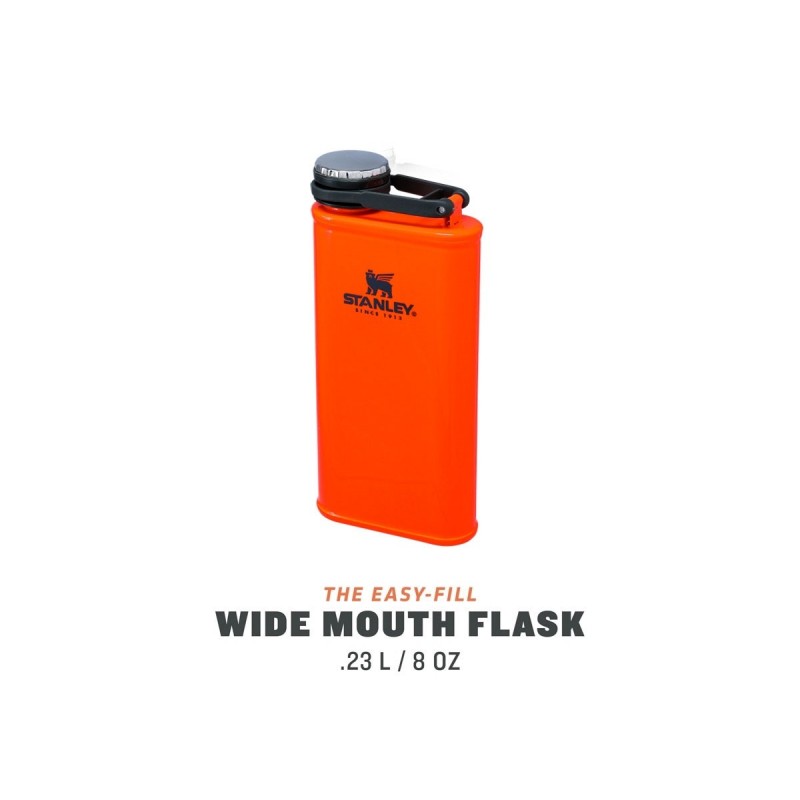 Stanley The Easy Fill Wide Mouth Flask 230 ml - Blaze Orange