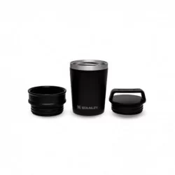 Tazza da viaggio termica 8oz /230ml per caffè Stanley ADVENTURE SHORTSTACK  TRAVEL MUG Matte Black Pebble