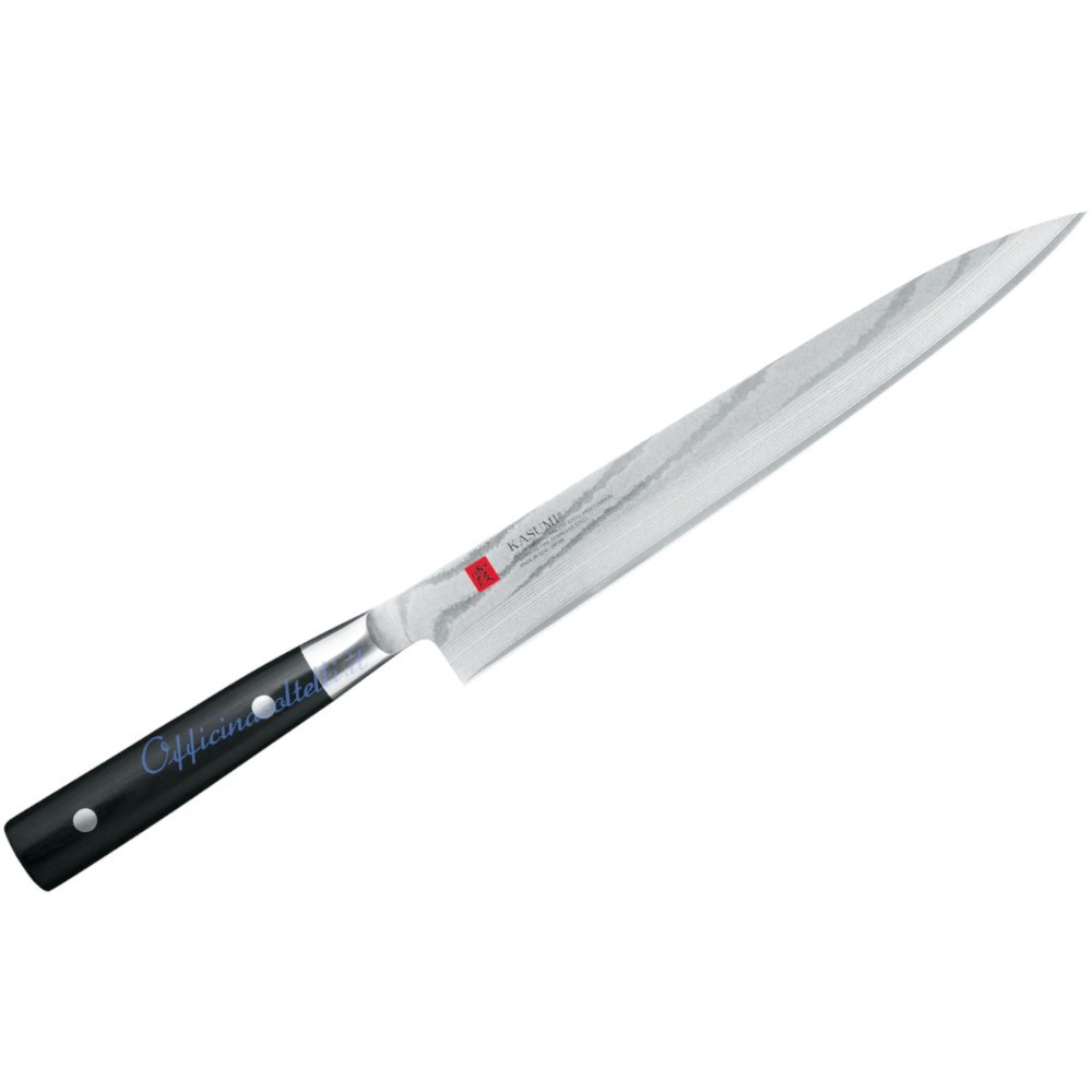 Coltello Giapponese Damasco 32 Strati KASUMI Pane - Chef con lama da 26 Cm  Art.86026