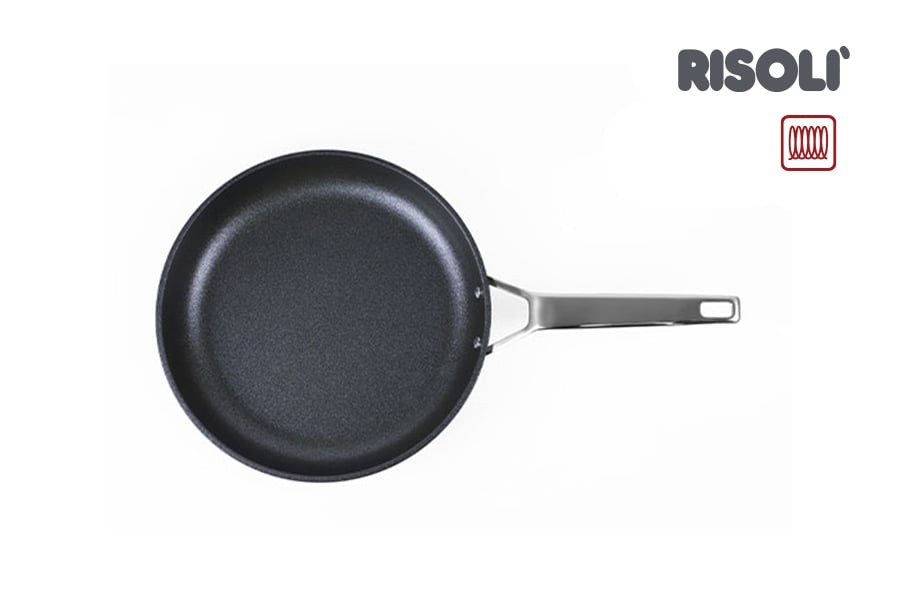 Padella Wok per induzione Risoli BlackPlus 1810