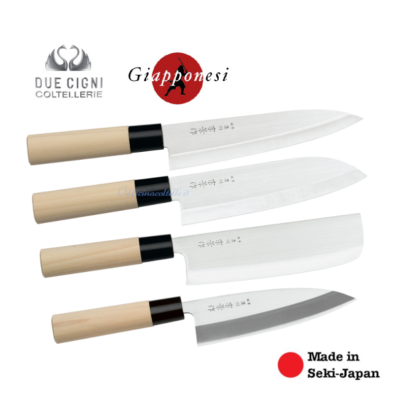 Ceppo 4 coltelli da Cuoco giapponesi