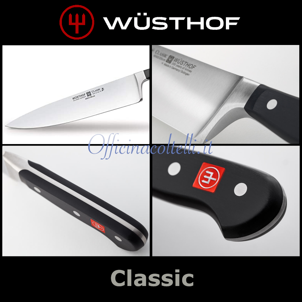 Particolari coltello Cuoco Wüsthof